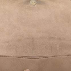 Pre Owned Gucci Beige Patent Leather Soho Flap Shoulder Bag