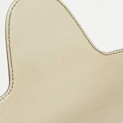 Gucci Beige GG Canvas and Leather Large Emily Chain Shoulder Bag