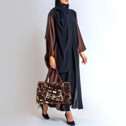 Pre Owned حقيبة بوسطن غوتشي الذكرى الخامسة والثمانون جلد غوتشيسيما أحمر متوسطة