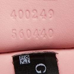 Pre Owned Gucci Pink Suede and Leather Small Dionysus Crystal Embellished Shoulder Bag