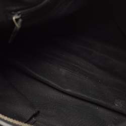 Pre Owned Gucci Black GG Canvas and Leather Abbey D-Ring Hobo