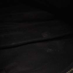Pre Owned Gucci Black GG Canvas and Leather Abbey D-Ring Hobo