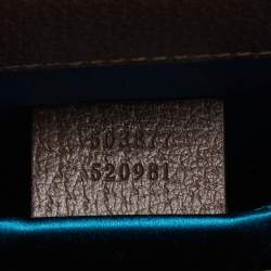 Pre Owned Gucci Beige/Brown GG Supreme Canvas Ophidia Shoulder Bag