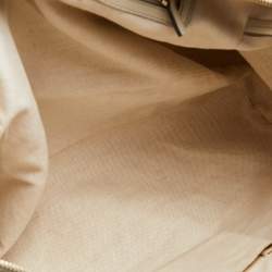 Pre Owned Gucci Off White Guccisima Leather Mayfair Tote