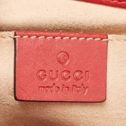 Pre Owned Gucci Multicolor GG Supreme Blooms Canvas and Leather Small Padlock Shoulder Bag