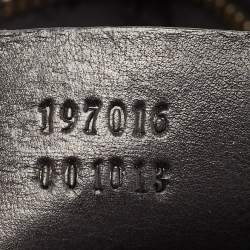 Pre Owned Gucci Black Patent Leather Large Hysteria Hobo