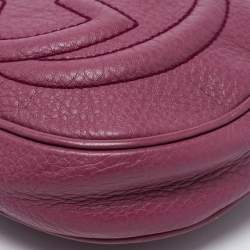 Gucci Pink Leather Mini Soho Disco Chain Crossbody Bag
