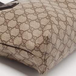 Gucci Beige/Ebony GG Supreme Canvas Small Joy Tote