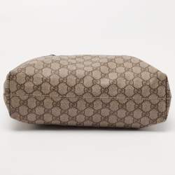 Gucci Beige/Ebony GG Supreme Canvas Small Joy Tote