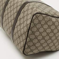 Gucci Beige/Ebony GG Supreme Canvas Medium Joy Boston Bag