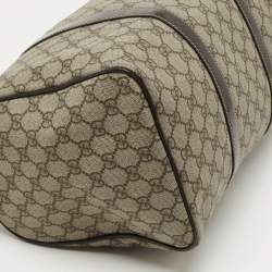 Gucci Beige/Ebony GG Supreme Canvas Medium Joy Boston Bag