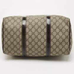 Gucci Beige/Ebony GG Supreme Canvas Medium Joy Boston Bag