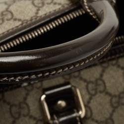 Gucci Beige/Ebony GG Supreme Canvas Medium Joy Boston Bag