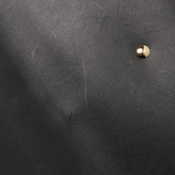 Pre Owned Gucci Black Leather Small Web Sylvie Shoulder Bag