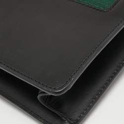 Pre Owned Gucci Black Leather Small Web Sylvie Shoulder Bag