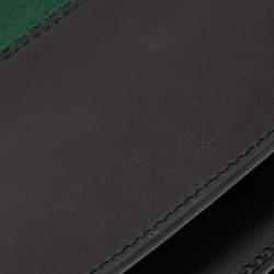 Pre Owned Gucci Black Leather Small Web Sylvie Shoulder Bag