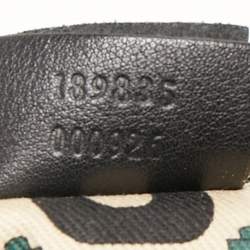 Pre Owned Gucci Black Guccissima Leather Large D Ring Shoulder Bag