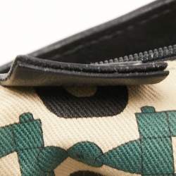 Pre Owned Gucci Black Guccissima Leather Large D Ring Shoulder Bag