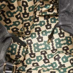 Pre Owned Gucci Black Guccissima Leather Large D Ring Shoulder Bag