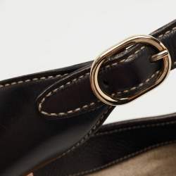 Pre Owned Gucci Multicolor Floral Print Canvas and Leather Jackie O Bouvier Hobo