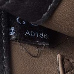 Pre Owned Gucci Black Patent Leather Small Interlocking G Shoulder Bag