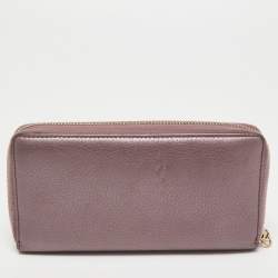Gucci Purple Leather Soho Continental Wallet