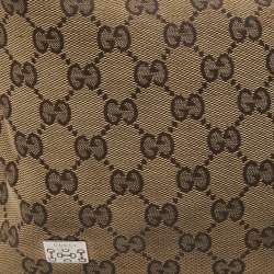 Pre Owned Gucci Beige/Ebony GG Canvas Web Pop Hobo