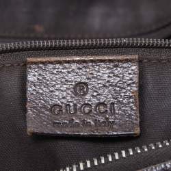 Pre Owned Gucci Beige/Ebony GG Canvas Web Pop Hobo