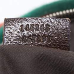 Pre Owned Gucci Beige/Ebony GG Canvas Web Pop Hobo