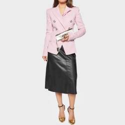 Pre Owned Gucci Metallic Gold Leather Flap Clutch