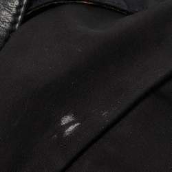 Pre Owned Gucci Black GG Canvas New Ladies Web Hobo