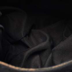 Pre Owned Gucci Black GG Canvas New Ladies Web Hobo