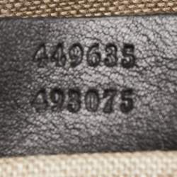Gucci Black Microguccissima Leather Medium Emily Chain Shoulder Bag