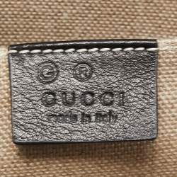 Gucci Black Microguccissima Leather Medium Emily Chain Shoulder Bag