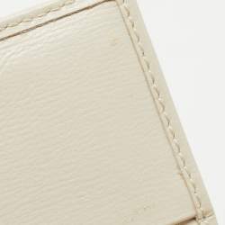 Gucci Beige/Cream GG Supreme Canvas and Leather Horsebit 1955 Card Case