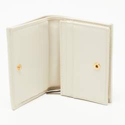 Gucci Beige/Cream GG Supreme Canvas and Leather Horsebit 1955 Card Case
