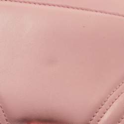 مملوكة مسبقًا Gucci Pink Matelassé Leather Small GG Marmont Shoulder Bag