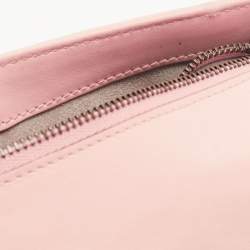 مملوكة مسبقًا Gucci Pink Matelassé Leather Small GG Marmont Shoulder Bag