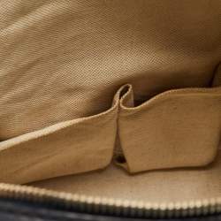 Gucci Beige/Brown GG Canvas and Leather Medium Vintage Web Boston Bag