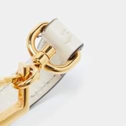 Pre Owned Gucci Beige/Cream GG Supreme Coated Canvas and Leather Mini Horsebit 1955 Bag