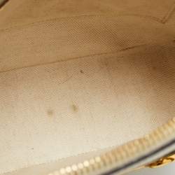 Pre Owned Gucci Beige/Cream GG Supreme Coated Canvas and Leather Mini Horsebit 1955 Bag