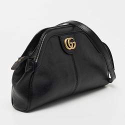 Gucci Black Leather Small Re(Belle) Shoulder Bag