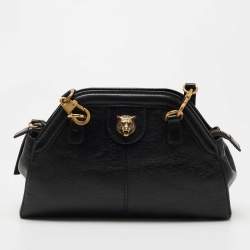 Gucci Black Leather Small Re(Belle) Shoulder Bag