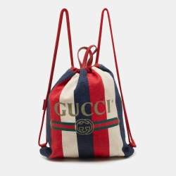 Gucci Black GG Supreme Backpack Bag – The Closet