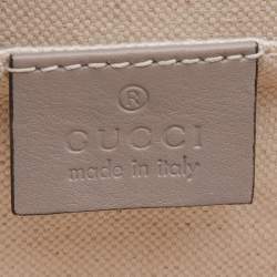 Gucci Grey Guccissima Leather Small Emily Shoulder Bag