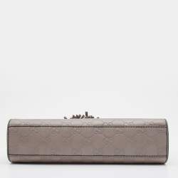 Gucci Grey Guccissima Leather Small Emily Shoulder Bag