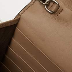 Gucci Beige GG Supreme Canvas and Leather Dionysus Wallet On Chain