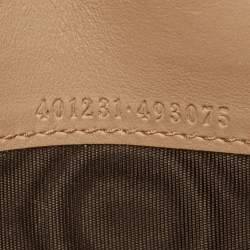 Gucci Beige GG Supreme Canvas and Leather Dionysus Wallet On Chain