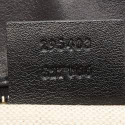 Pre Owned Gucci Black Guccissima Leather Medium Emily Chain Shoulder Bag