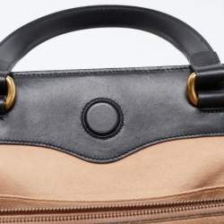 Pre Owned Gucci Black  Matelassé Leather Medium GG Marmont Tote